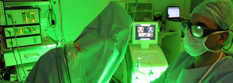 Missio erste Klinik in Deutschland mit dem XPS Green Light Laser